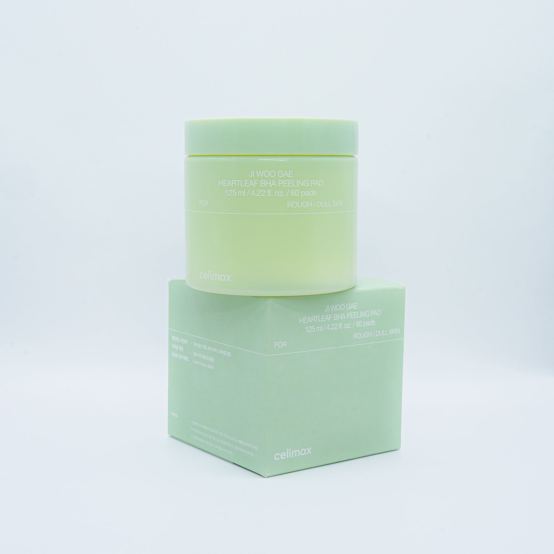 JIWOOGAE HEARTLEAF BHA PEELING PAD